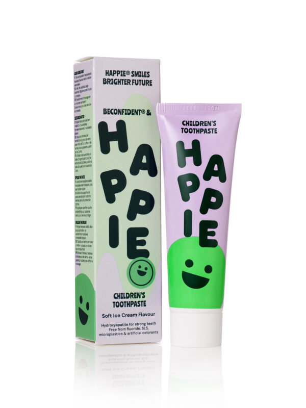 Beconfident® Happie Toothpaste tube box